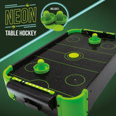 Electronic Arcade Tabletop Game - Neon Air Hockey
